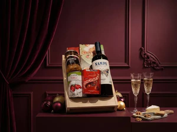 Cesta de presente Harmonia Italiana com Toque Argentino